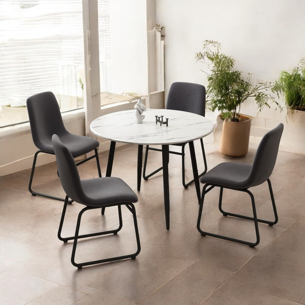Aurella 5 - Round Dining Set