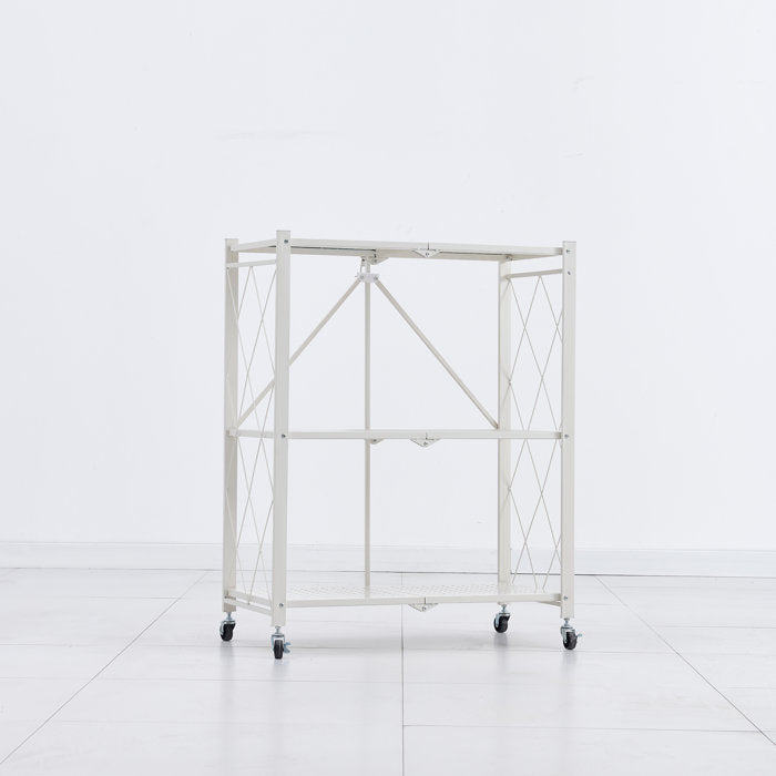 Kyrique 15'' W Storage Rack with Wheels - 2 Tier