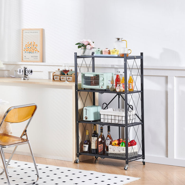 Kyrique 15'' W Storage Rack with Wheels - 3 Tier