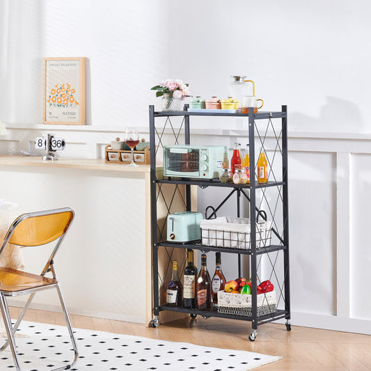 Kyrique 15'' W Storage Rack with Wheels - 3 Tier