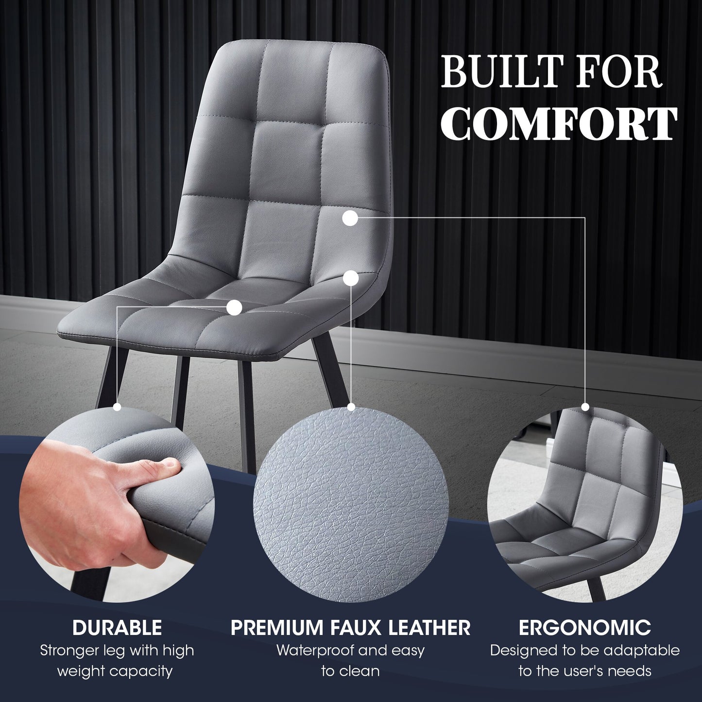 Gossard 4 - Person Dining Set