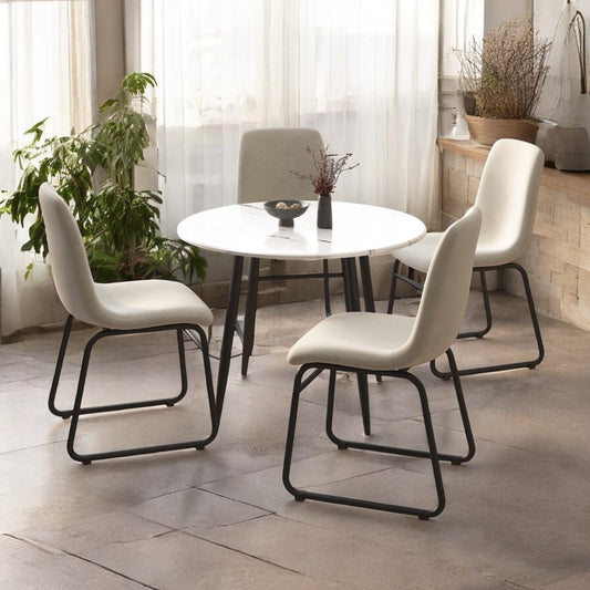 Aurella 5 - Round Dining Set
