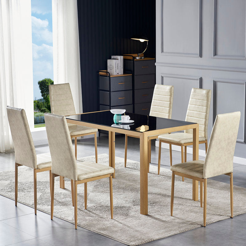 Bassima 7 - Piece Dining Set