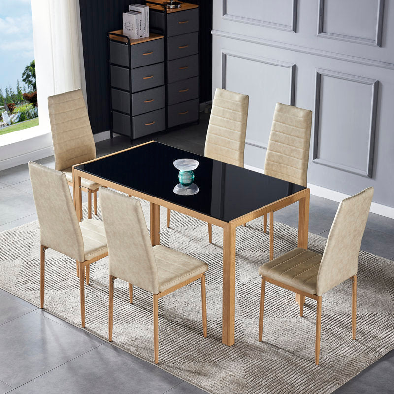 Bassima 7 - Piece Dining Set