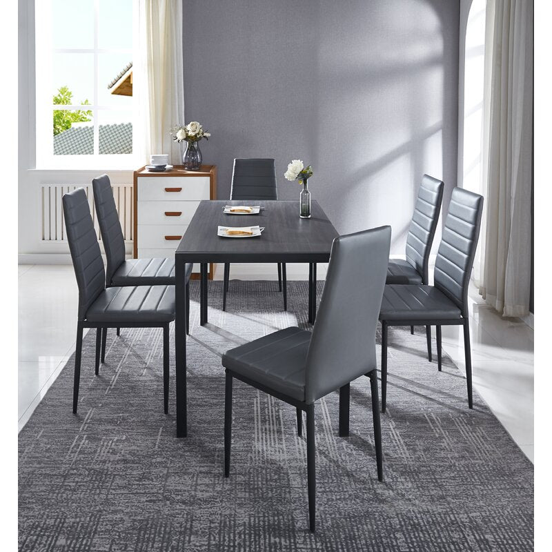 Bauza 7 - Piece Dining Set