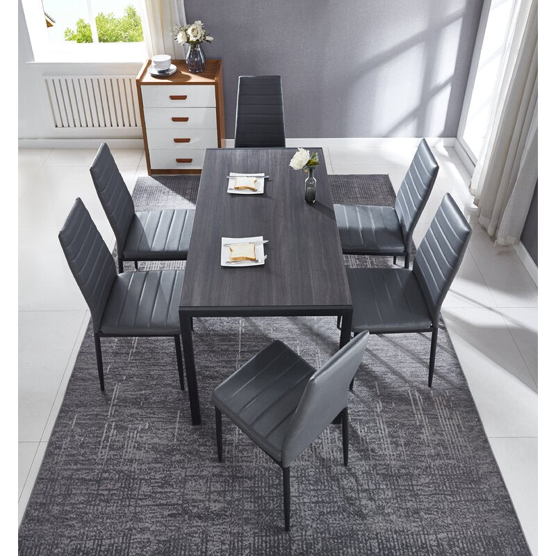 Bauza 7 - Piece Dining Set